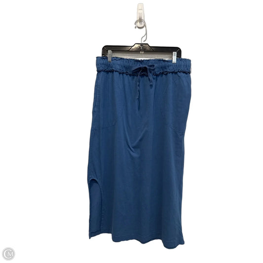 Skirt Midi By Free People In Blue, Size: 12