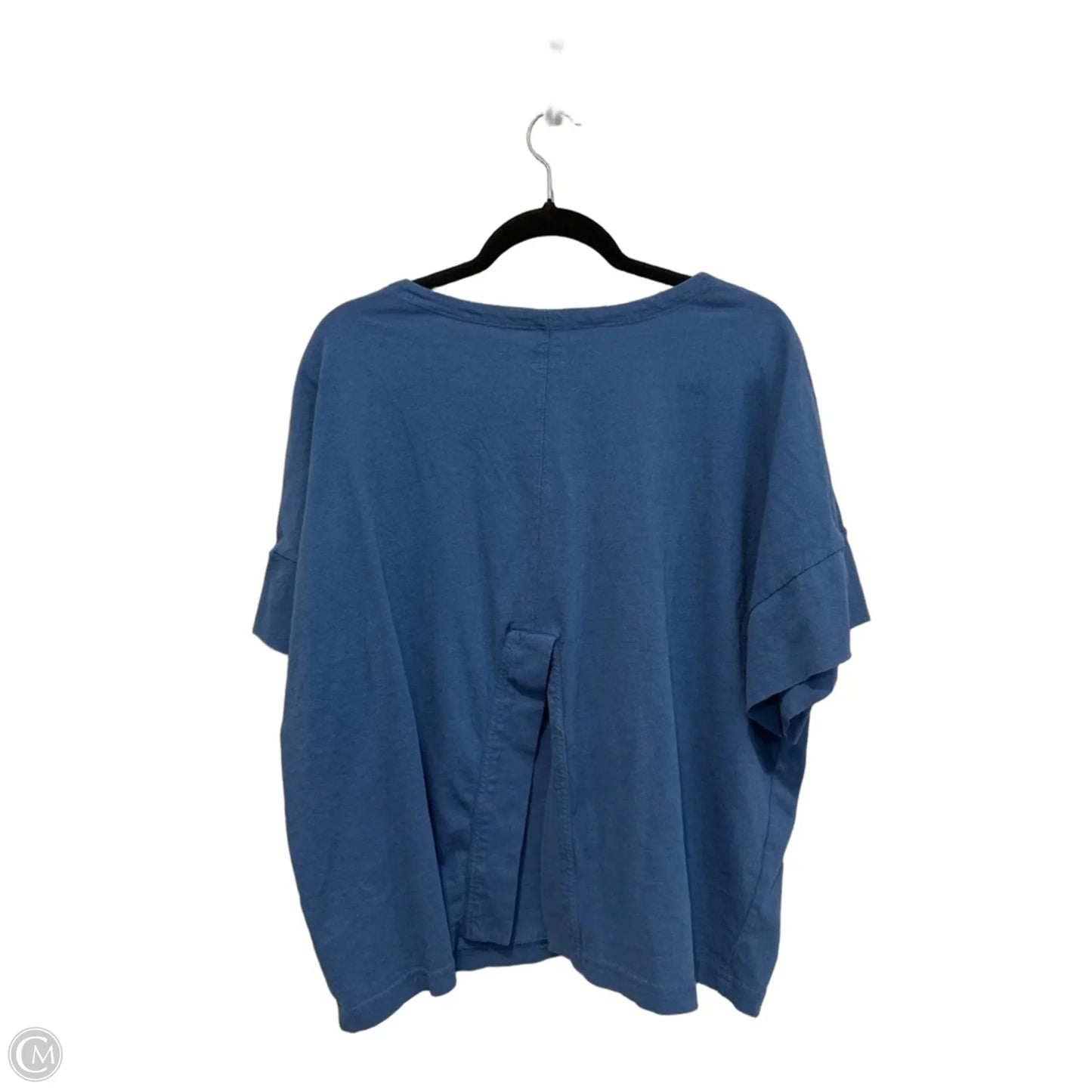 Top Short Sleeve By Free People In Blue, Size: L