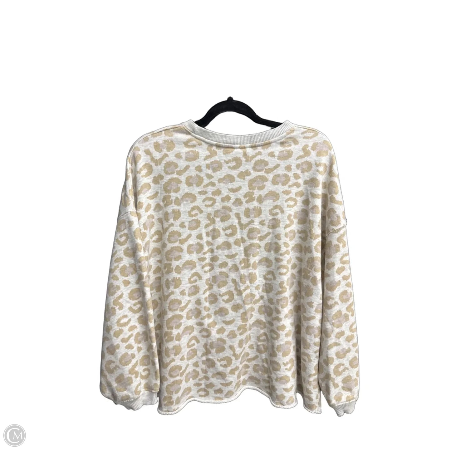 Top Long Sleeve By Clothes Mentor In Animal Print, Size: S