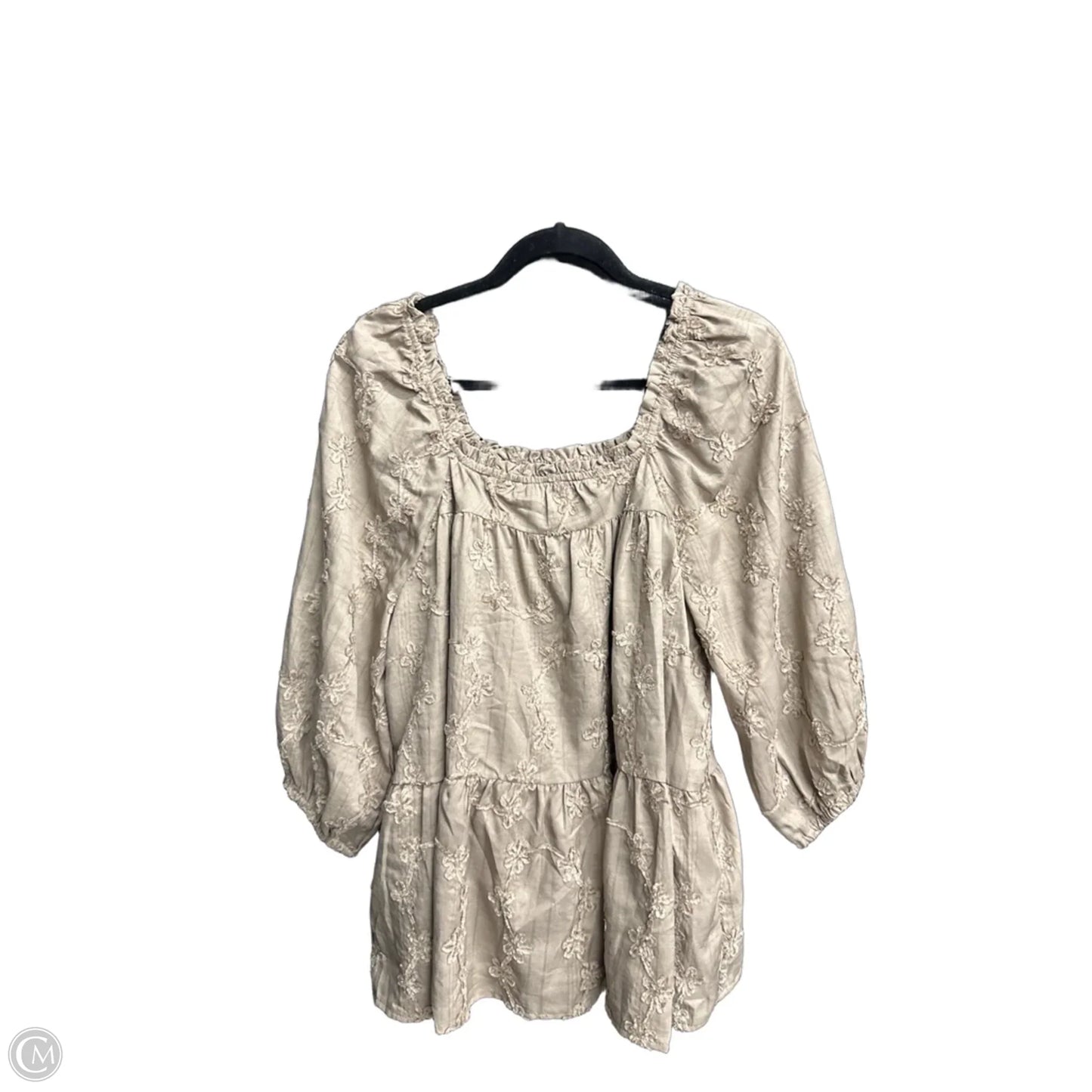 Top Short Sleeve By Hayden La In Brown, Size: M
