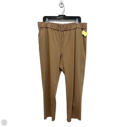 Athletic Pants By Hilary Radley In Brown, Size: Xl