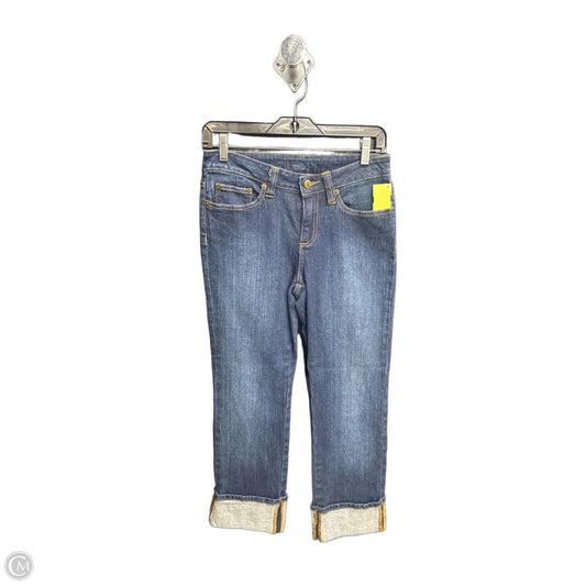Jeans Straight By Reba In Blue Denim, Size: 4