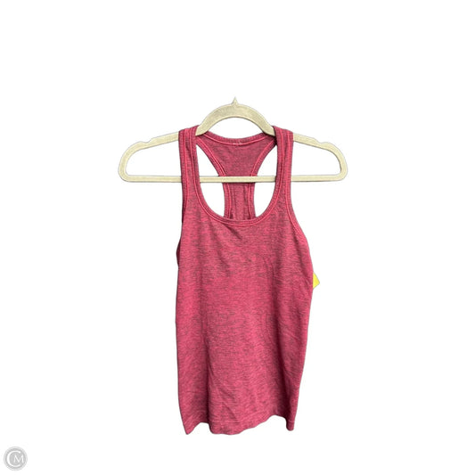 Athletic Tank Top By Lululemon In Pink, Size: S