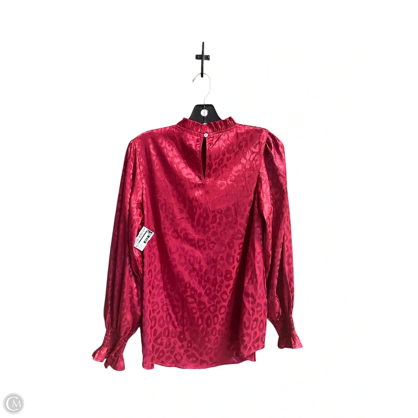 Top Long Sleeve By Jodifl In Red, Size: S