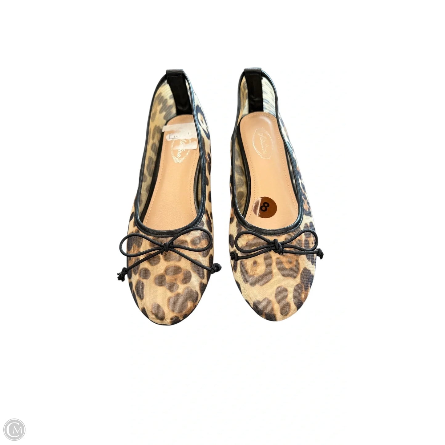 Shoes Flats By Clothes Mentor In Animal Print, Size: 8