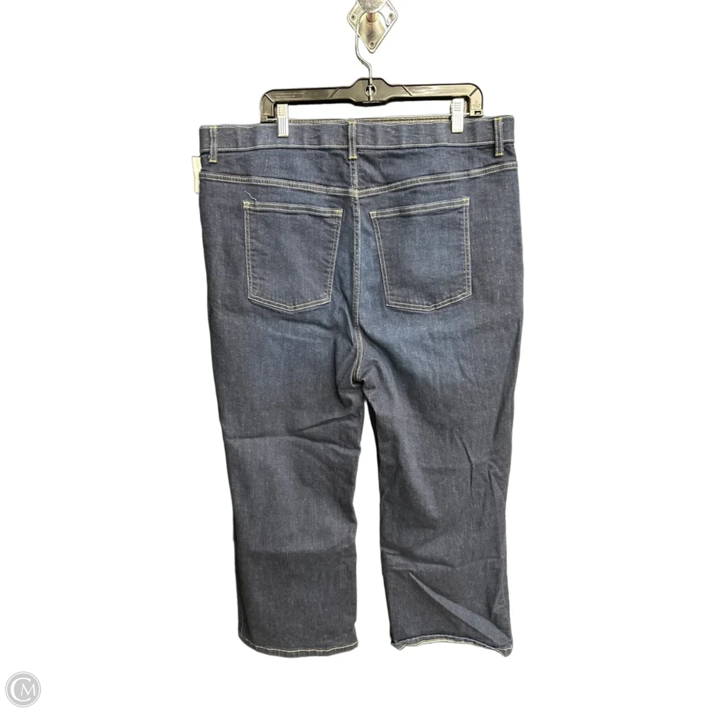 Jeans Straight By Spanx In Blue Denim, Size: 24