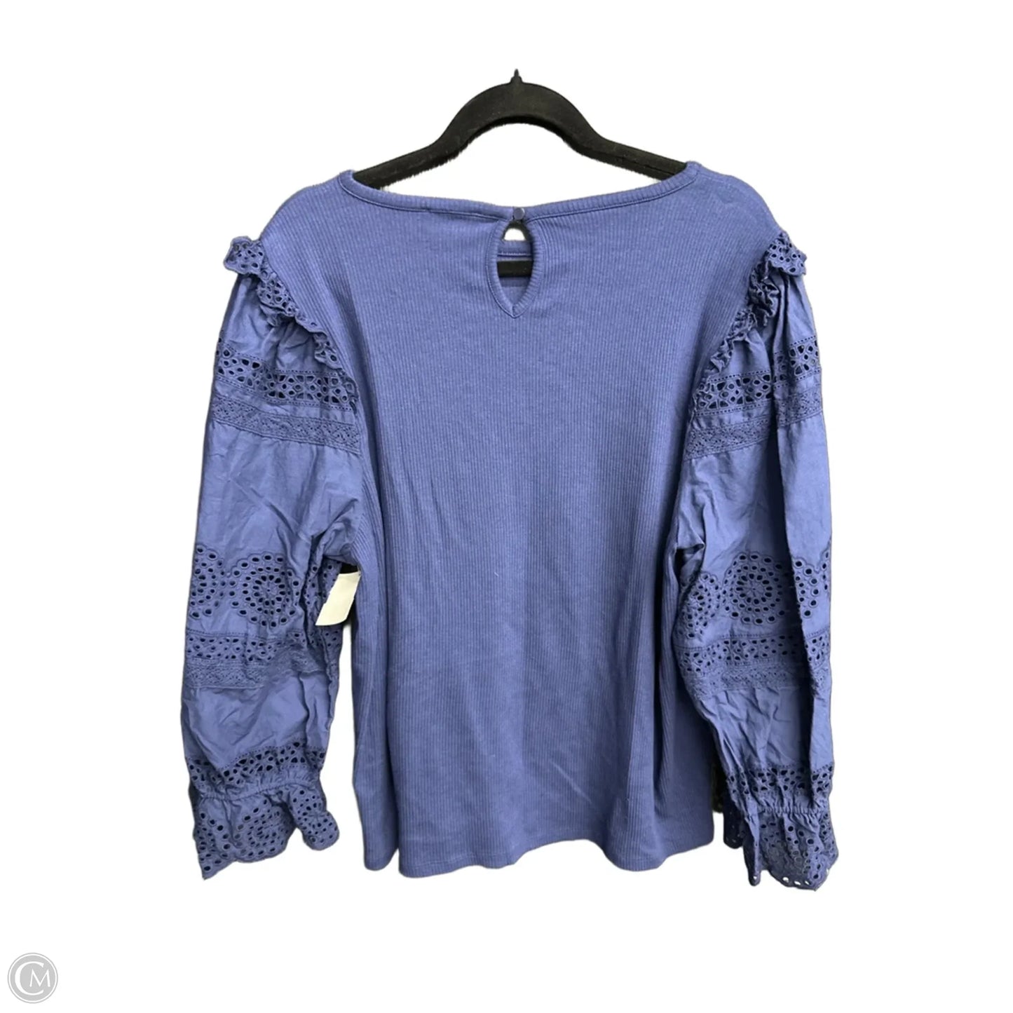 Top Long Sleeve By J. Crew In Navy, Size: 2x