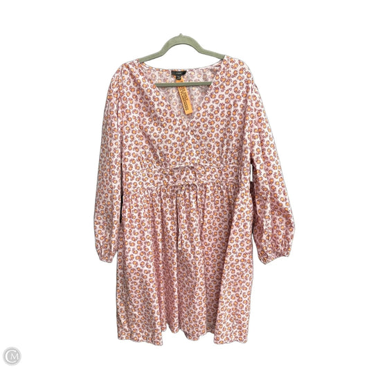 Dress Casual Midi By J. Crew In Floral Print, Size: 3x