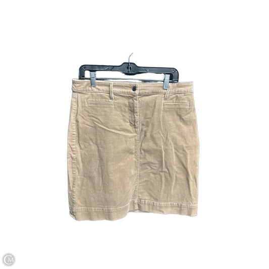 Skirt Mini & Short By Talbots In Brown, Size: 10