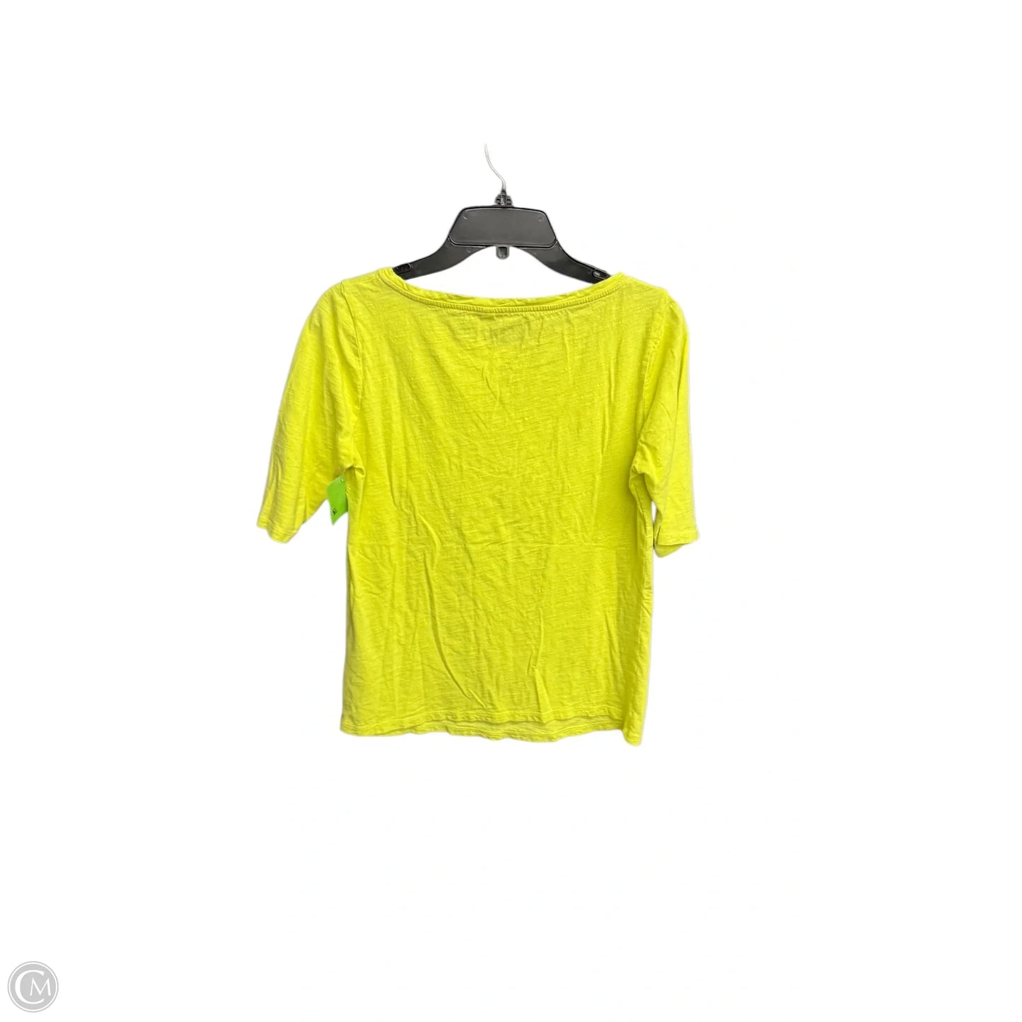 Top Short Sleeve By Boden In Yellow, Size: S