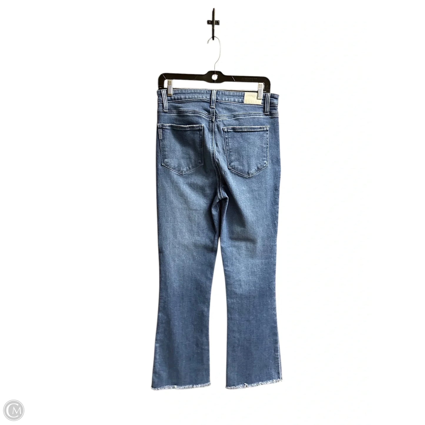 Jeans Flared By Paige In Blue Denim, Size: 6