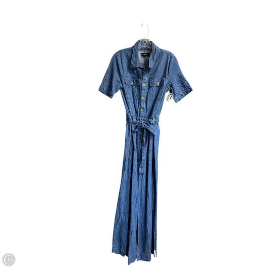 Jumpsuit By Clothes Mentor In Blue Denim, Size: L
