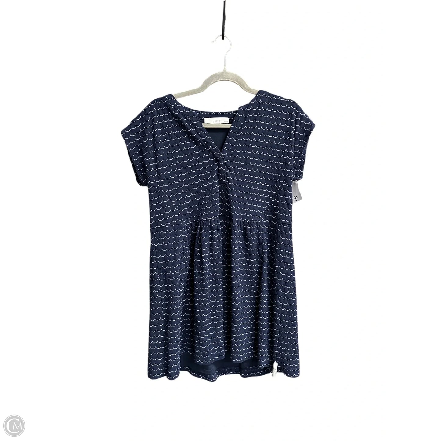 Dress Casual Short By Loft In Navy, Size: Mp