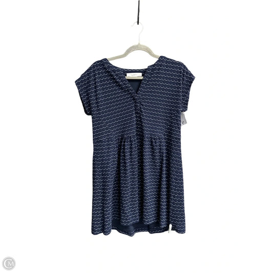 Dress Casual Short By Loft In Navy, Size: Mp