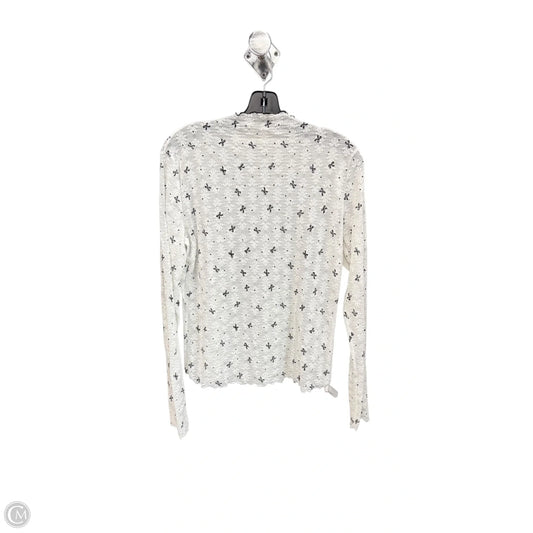 Top Long Sleeve By Davi & Dani In White, Size: L
