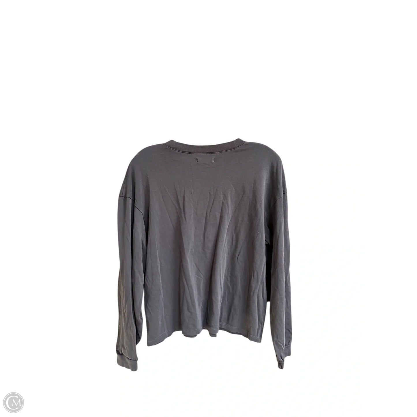 Top Long Sleeve By Madewell In Grey, Size: M
