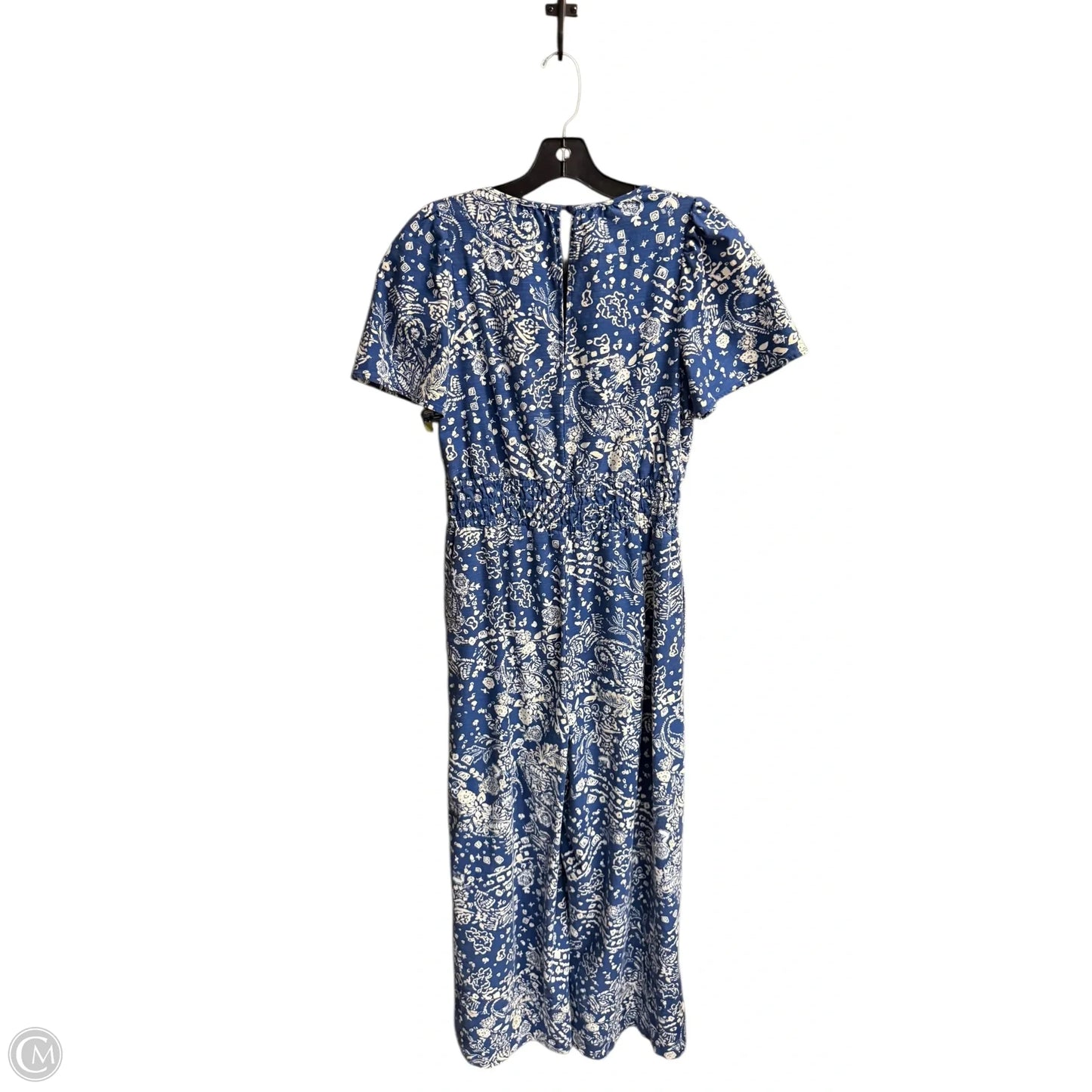 Jumpsuit By Anthropologie In Blue & White, Size: Xs