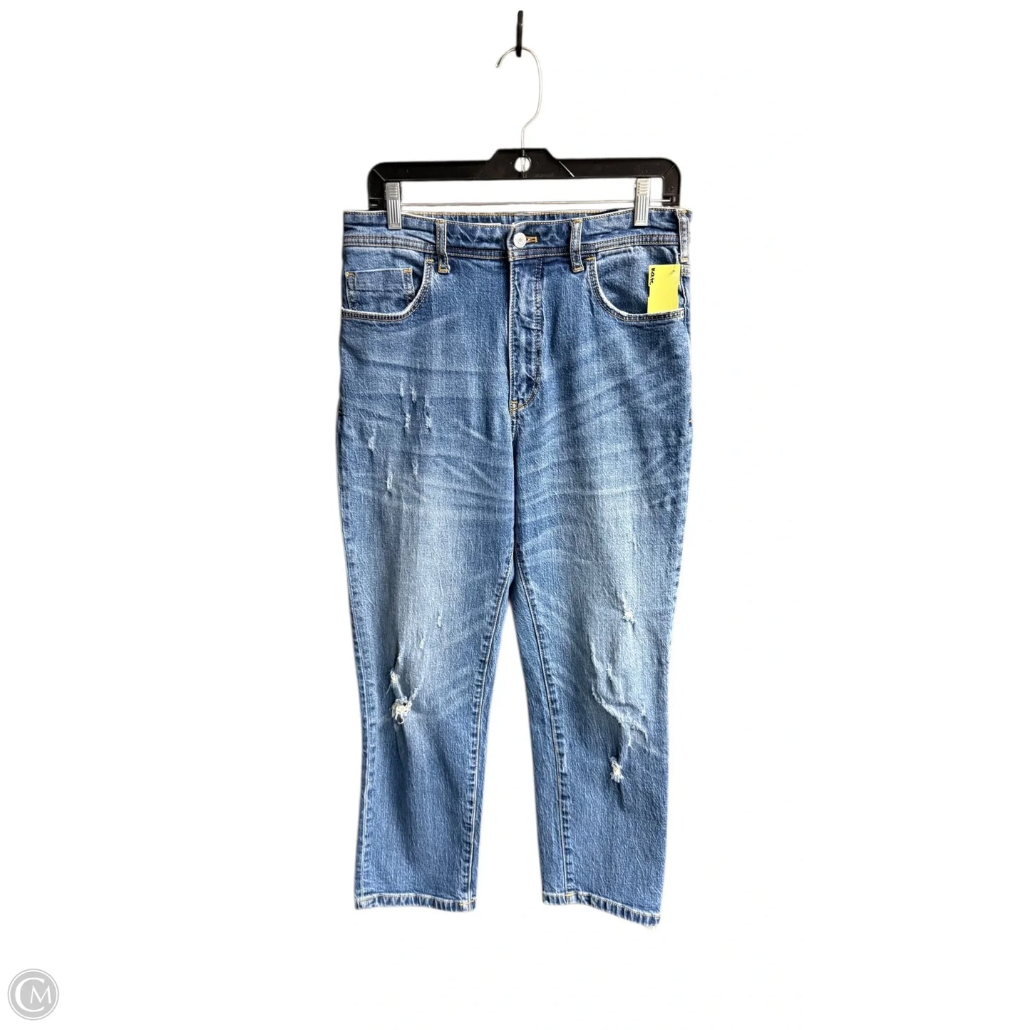 Jeans Straight By Pilcro In Blue Denim, Size: 6