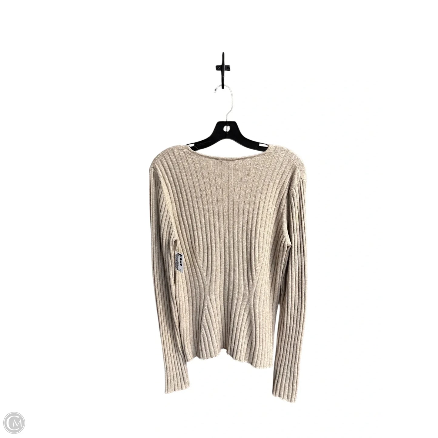 Top Long Sleeve Designer By Lafayette 148 In Brown, Size: M