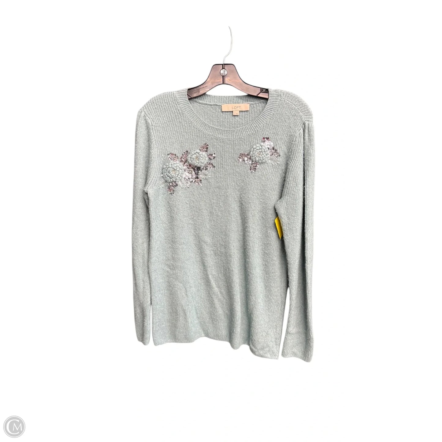 Sweater By Loft In Blue, Size: L