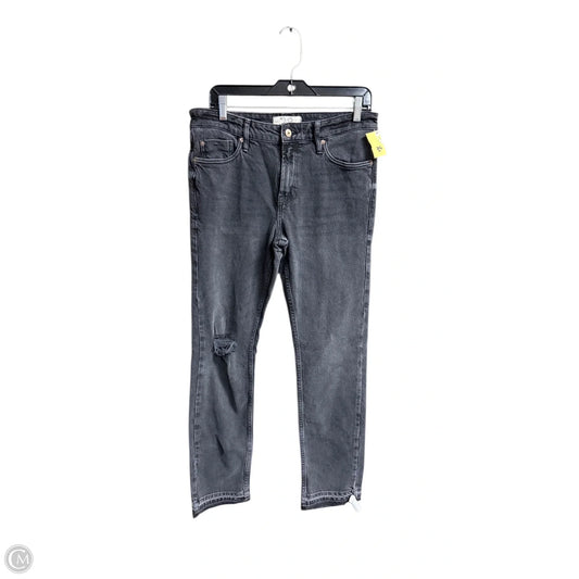 Jeans Straight By We The Free In Black Denim, Size: 6