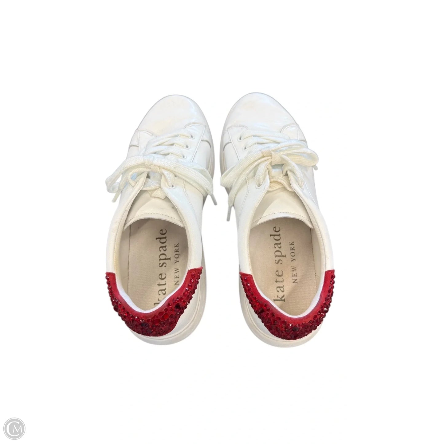 Shoes Designer By Kate Spade In White, Size: 9.5