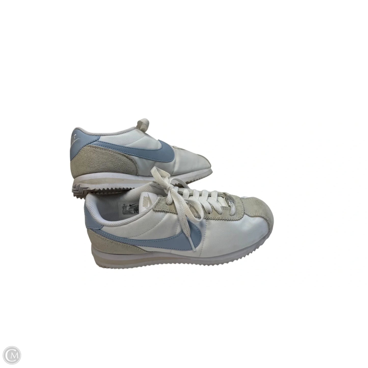 Shoes Sneakers By Nike In Blue & White, Size: 7