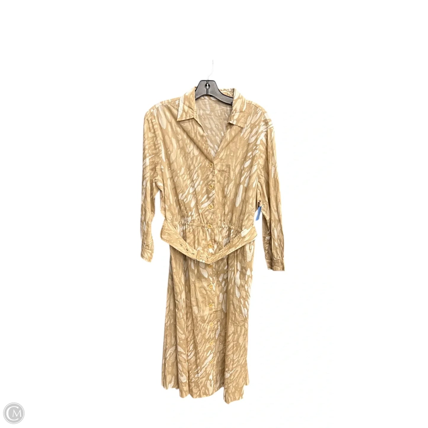 Dress Casual Midi By J Mclaughlin In Animal Print, Size: Xl