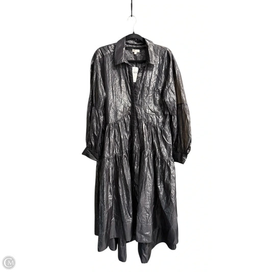 Dress Casual Maxi By Pilcro In Silver, Size: L