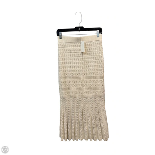 Skirt Midi By Z Supply In Cream, Size: 4