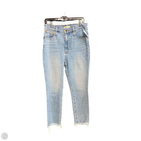 Jeans Straight By Madewell In Blue Denim, Size: 6