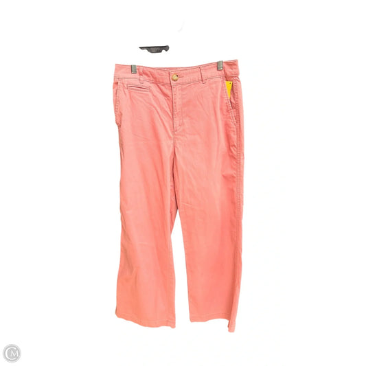 Pants Wide Leg By Loft In Pink, Size: 6p