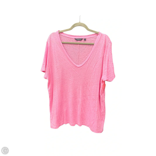 Top Short Sleeve Basic By Vineyard Vines In Pink, Size: L