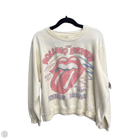 Sweatshirt Crewneck By Clothes Mentor In Yellow, Size: 2x