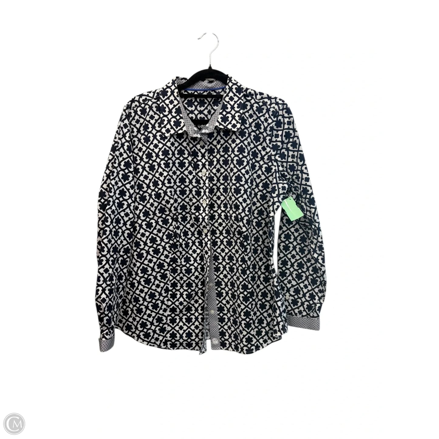 Top Long Sleeve By Clothes Mentor In Paisley Print, Size: L