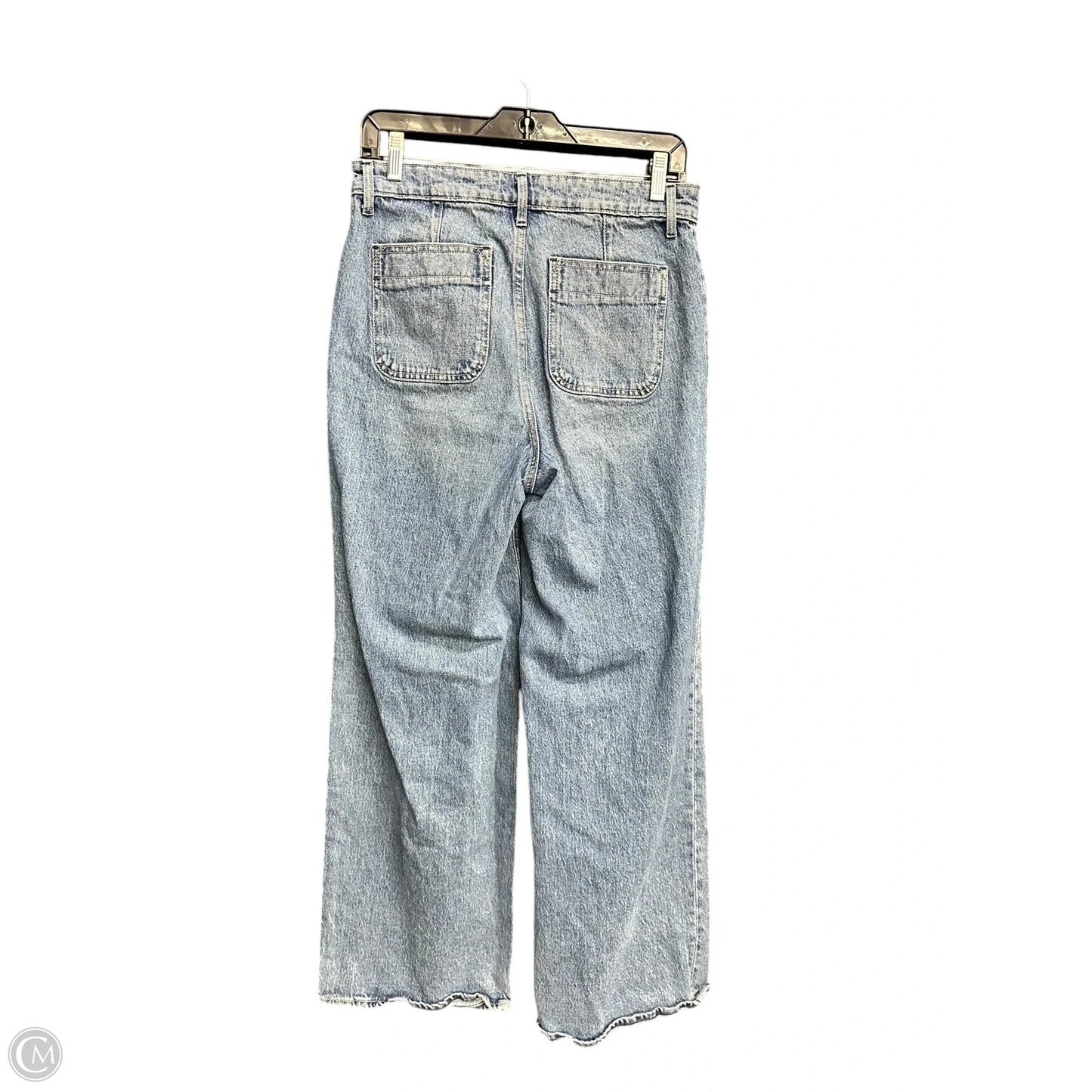 Jeans Wide Leg By Free Assembly In Blue Denim, Size: 6
