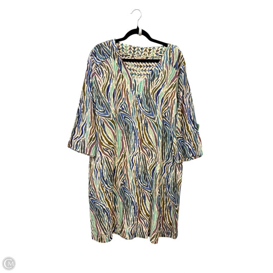 Dress Casual Midi By Soft Surroundings In Multi-colored, Size: 3x