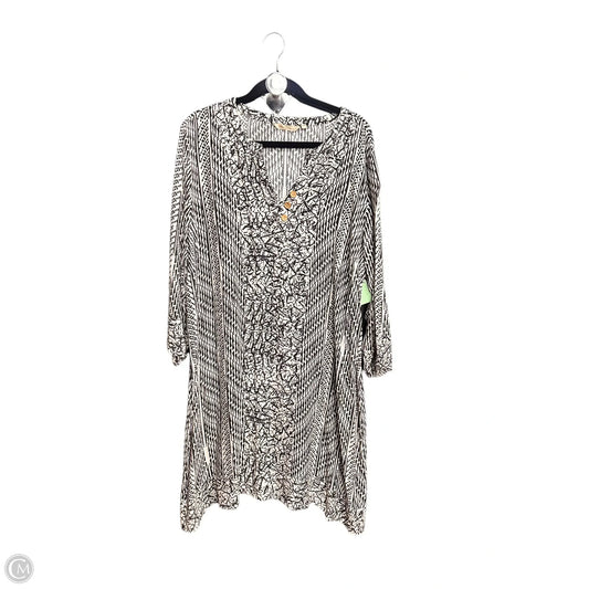 Dress Casual Short By Soft Surroundings In Black & Tan, Size: 3x