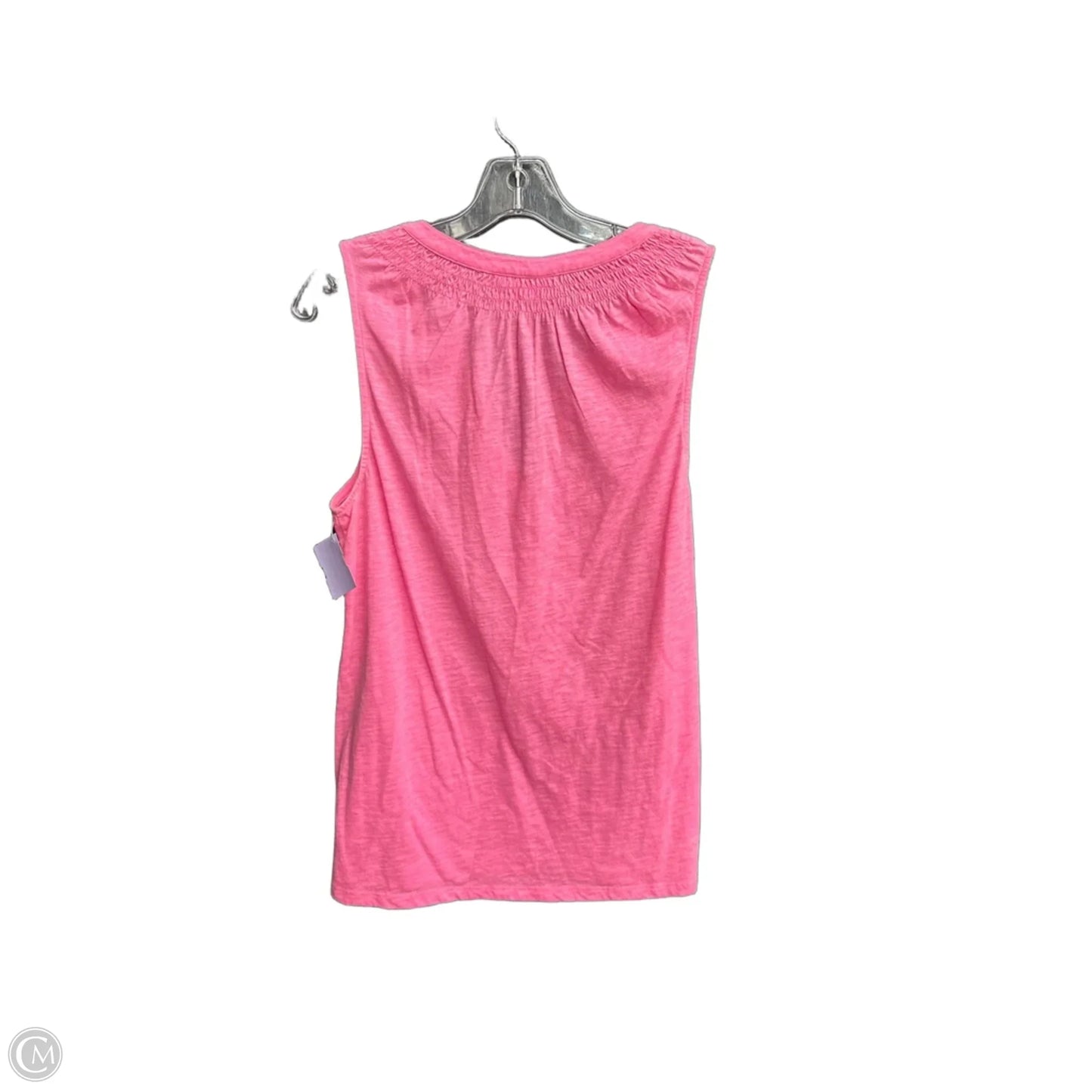Top Sleeveless Designer By Lilly Pulitzer In Pink, Size: L