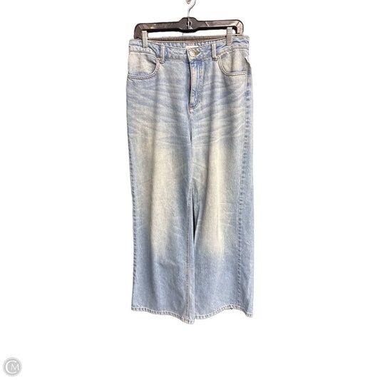 Jeans Wide Leg By Gianni Bini In Blue Denim, Size: 28