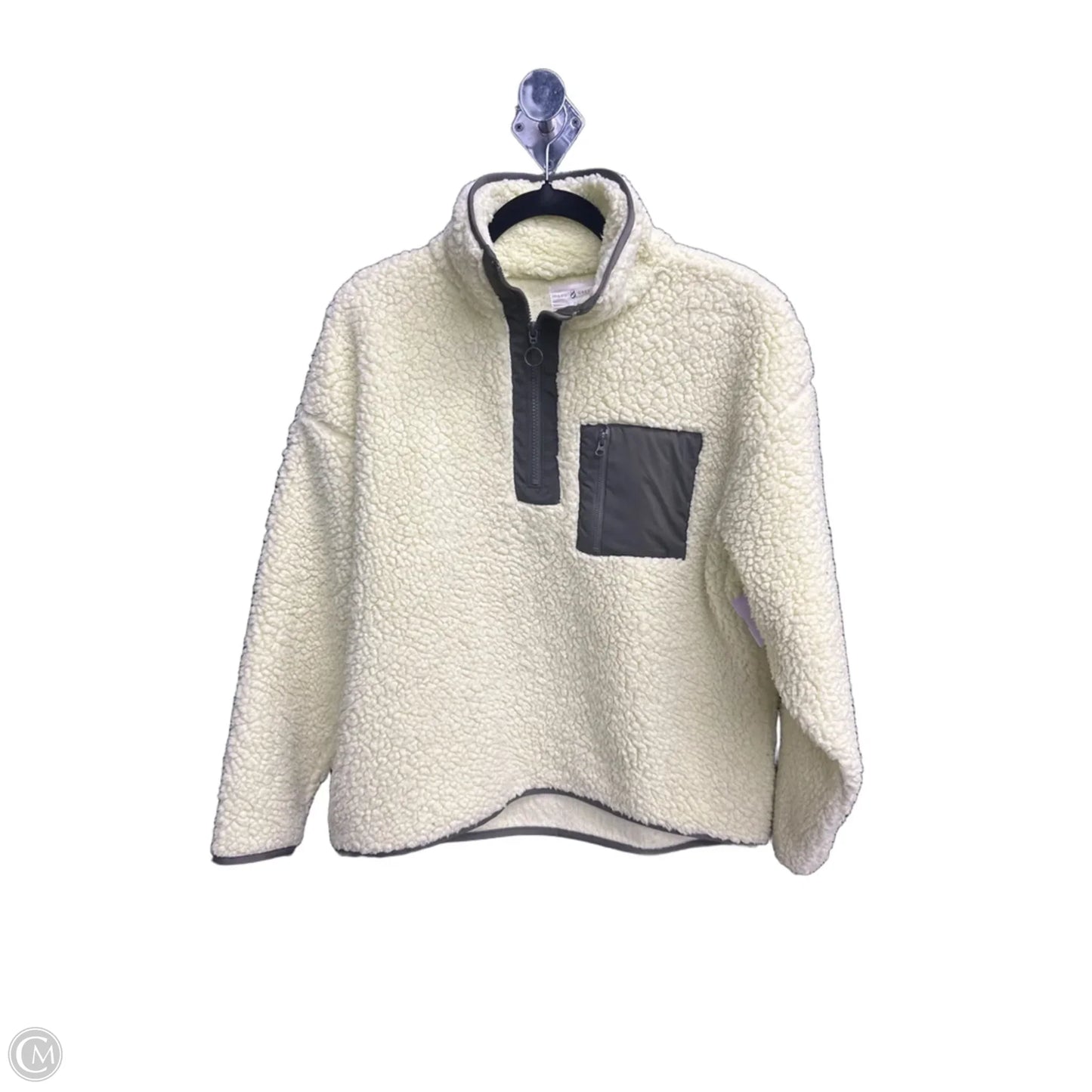 Jacket Faux Fur & Sherpa By Lou And Grey In Yellow, Size: S