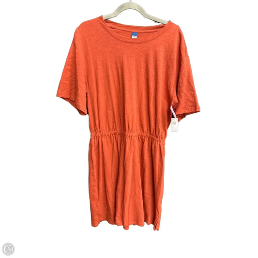 Dress Casual Maxi By Old Navy In Orange, Size: L
