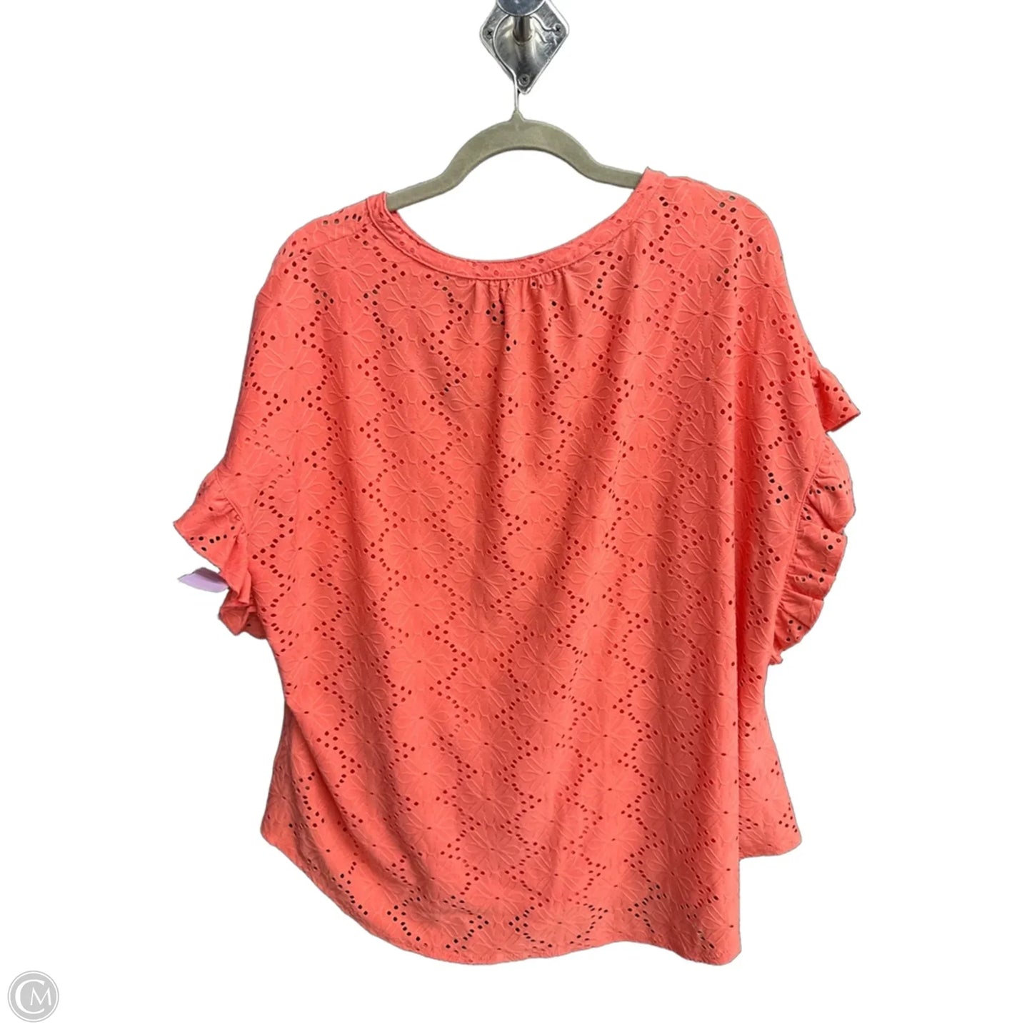 Top Short Sleeve By Ruby Rd In Pink, Size: Xl