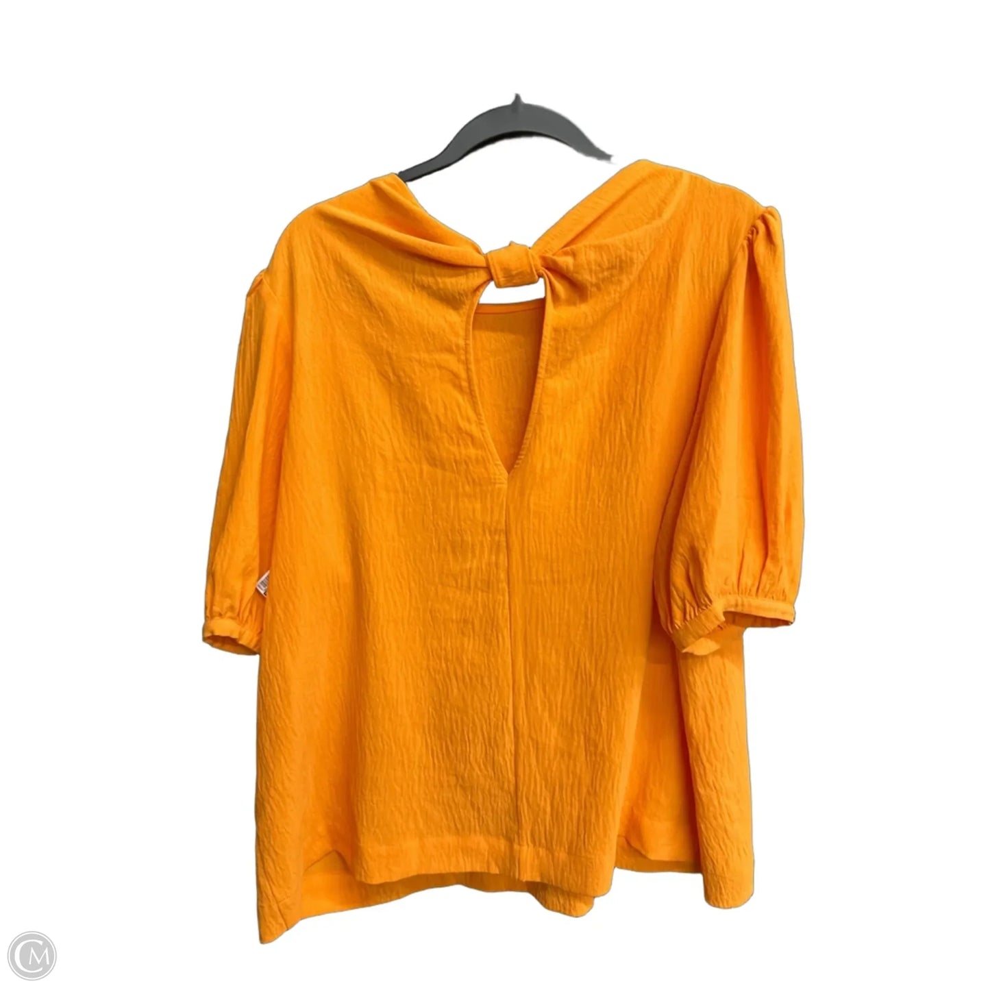 Top Short Sleeve By Crown And Ivy In Orange, Size: Xl