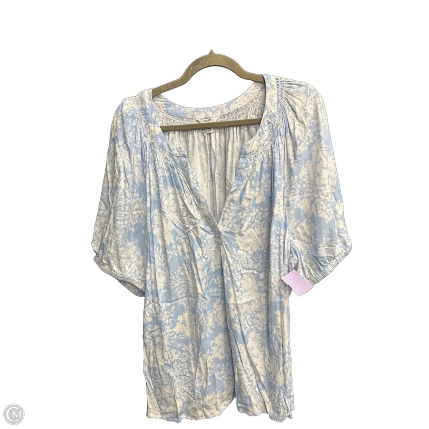 Top Short Sleeve By Crown And Ivy In Floral Print, Size: Xl