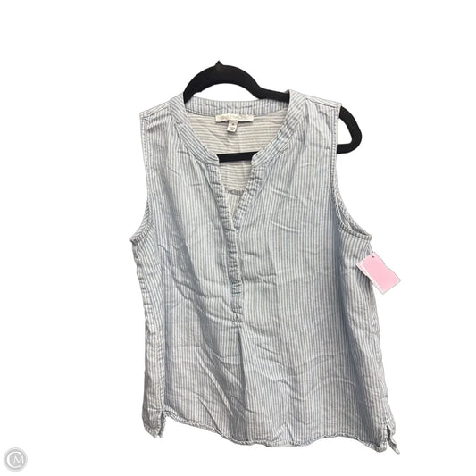 Top Sleeveless By Clothes Mentor In Striped Pattern, Size: M