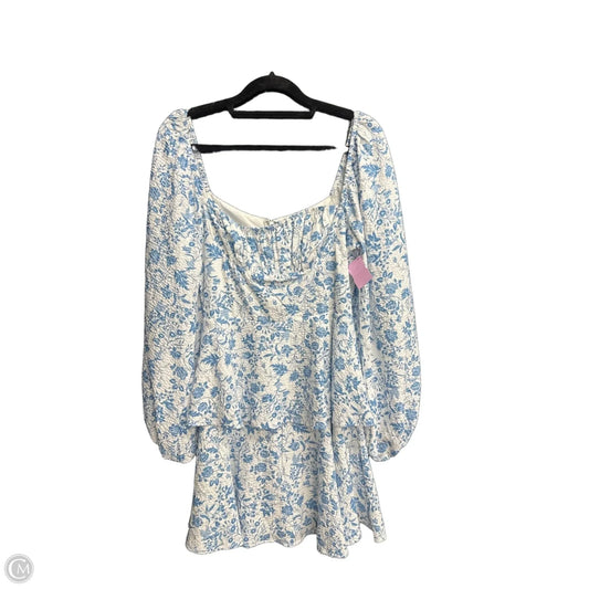 Dress Casual Short By Clothes Mentor In Floral Print, Size: M