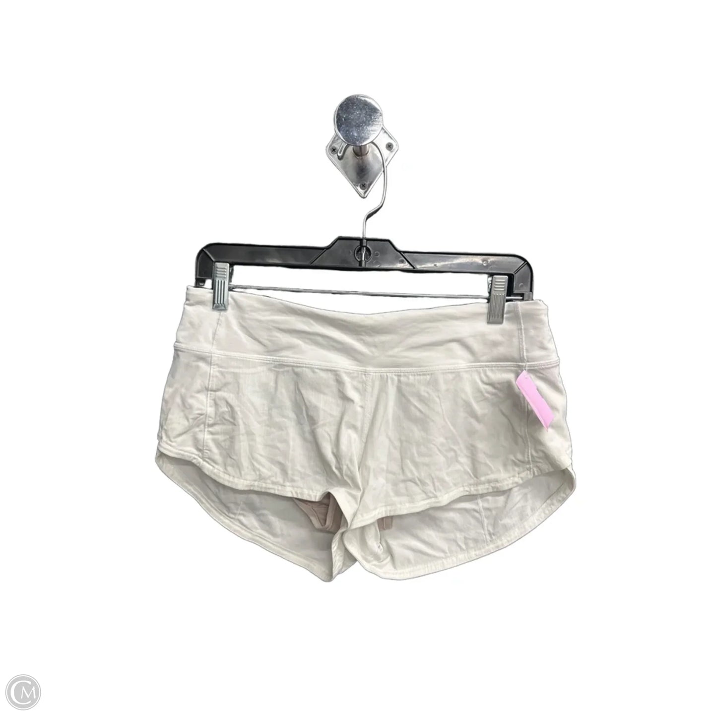 Athletic Shorts By Lululemon In White, Size: S