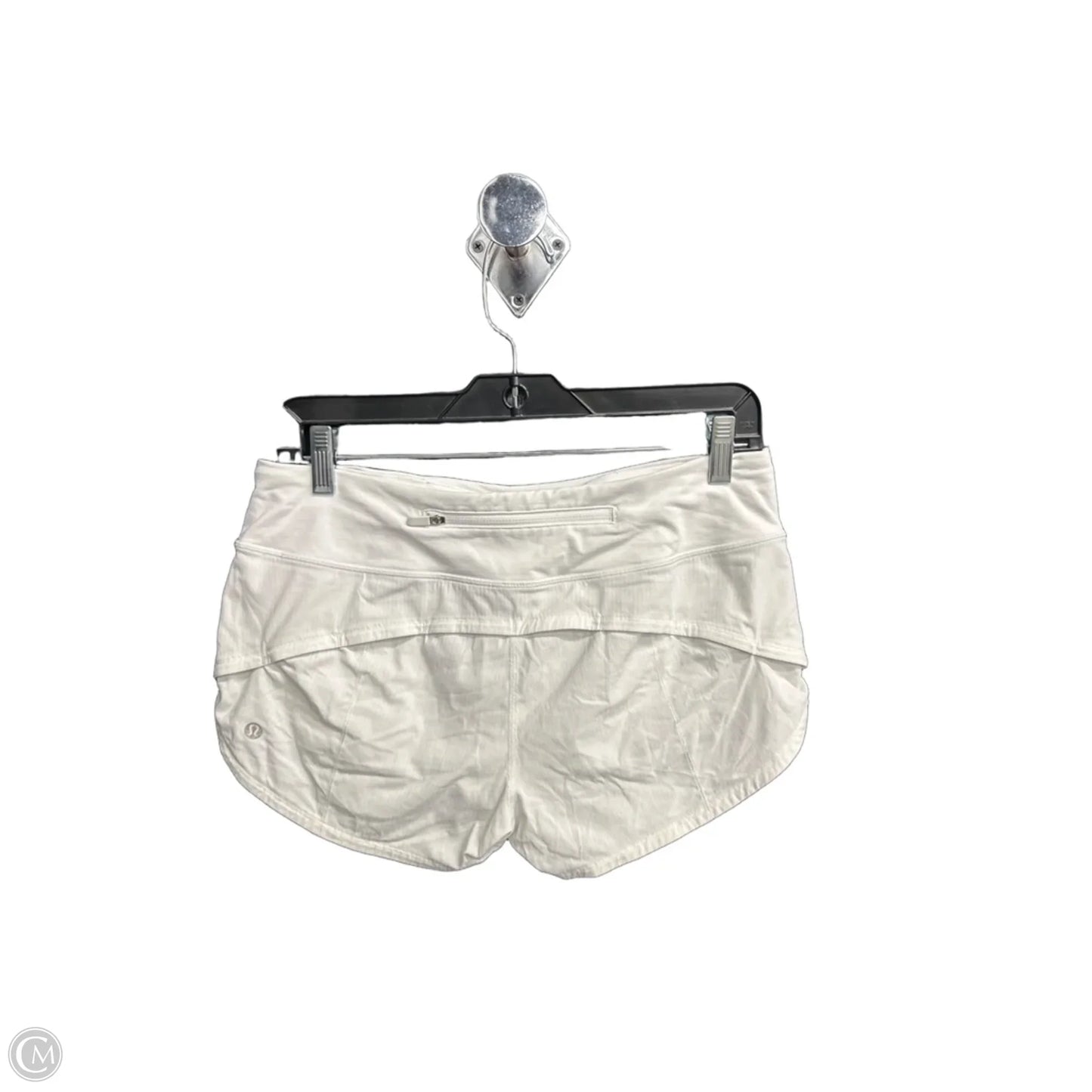 Athletic Shorts By Lululemon In White, Size: S
