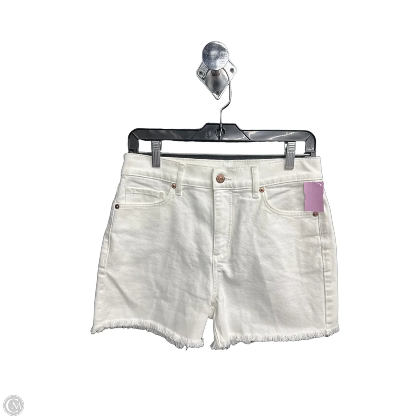 Shorts By Loft In White Denim, Size: 2